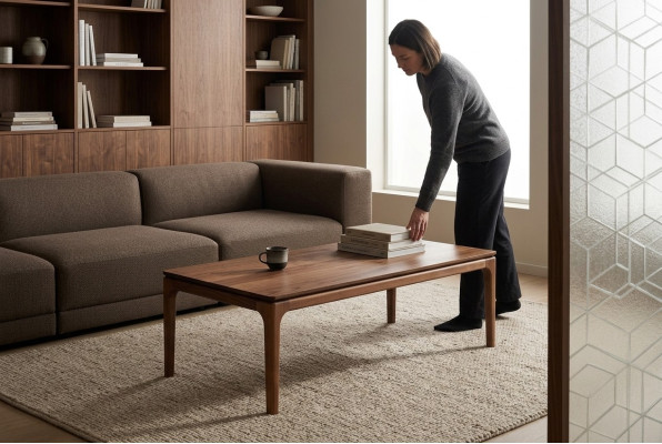 Table basse Mobilier de salon Table Luxueuse Matériau Bois Design Moderne
