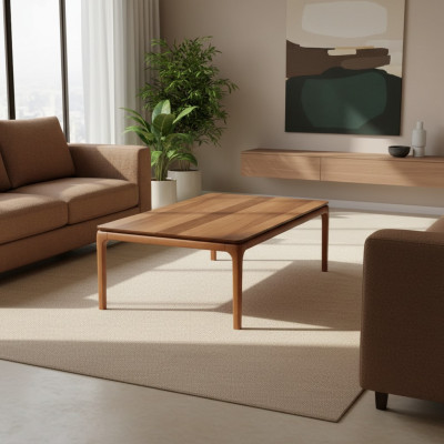 Table basse Mobilier de salon moderne Table élégante en bois de design de luxe