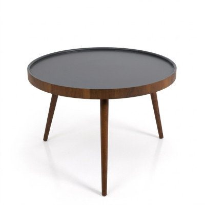 Table ronde de cuisine Table à manger Table basse Couleur Marron nouveau Style Moderne Bois