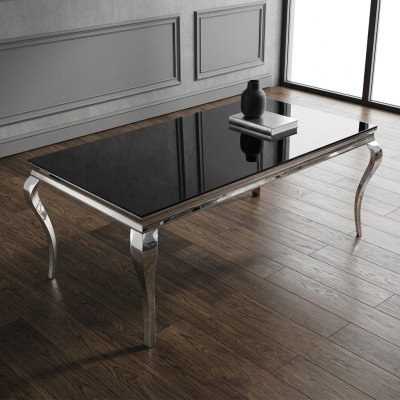 Table de salle à manger grise Table de salle à manger rectangulaire Tables de salle à manger de luxe Tables en bois