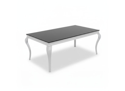 Table de salle à manger grise Table de salle à manger rectangulaire Tables de salle à manger de luxe Tables en bois