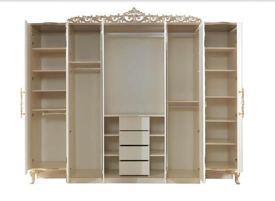 Conception de garde-robe Armoire de luxe Armoire moderne Meubles de chambre