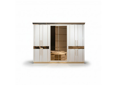 Armoire chambre blanche Matériau bois Armoire Luxe Moderne
