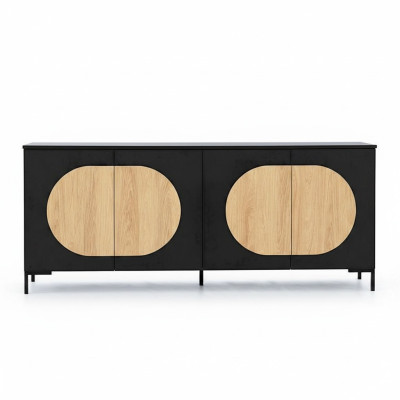 Commode noire-marron chambre designer Commode en bois Commode noble