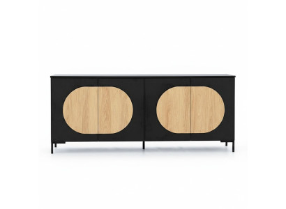 Commode noire-marron chambre designer Commode en bois Commode noble