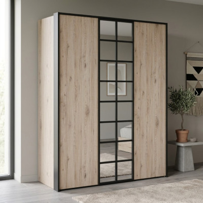 Armoire marron Mobilier de chambre moderne Armoires de designer nouvel