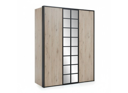 Armoire marron Mobilier de chambre moderne Armoires de designer nouvel