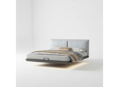 Chambre blanche Lit Designer Lits de luxe Lits en cuir Lits doubles neufs