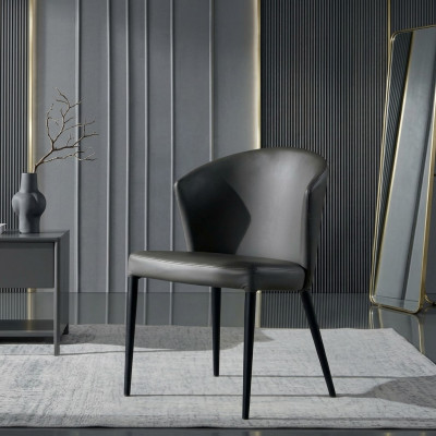 Chaise de salle à manger noire Chaises en bois élégantes pour salle à manger Meubles modernes