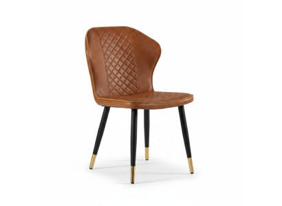 Salle à manger marron Chaise Moderne 1 place Designer Fauteuil une place