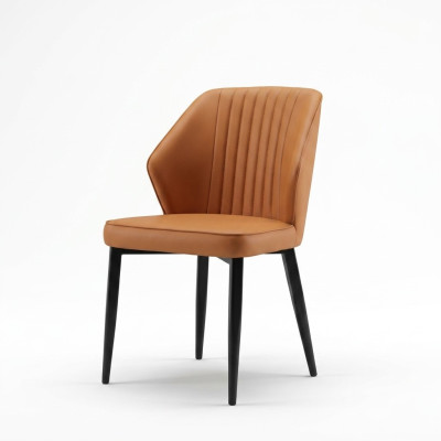 Chaise brun clair Chaises de salle à manger Chaises en bois élégantes Chaises à accoudoirs