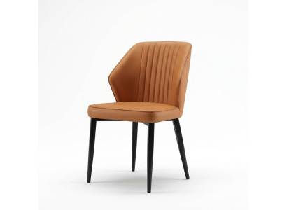 Chaise brun clair Chaises de salle à manger Chaises en bois élégantes Chaises à accoudoirs