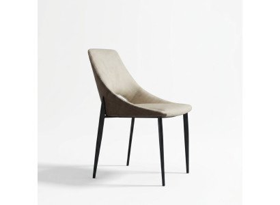 Chaise de salle à manger beige Moderne Nouvelles chaises en bois Chaises élégantes avec accoudoirs