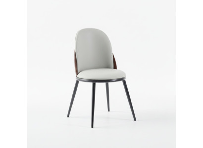 Salle à manger Meubles Designer Fauteuil Blanc Une Place sans Accoudoirs Luxueuse Chaise en Bois