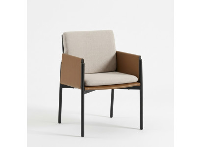 Blanc -Beige Fauteuil Accoudoir Chaises Design Meubles Rembourrés Meubles Modernes
