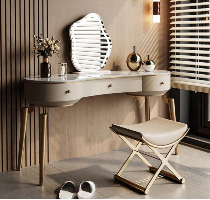 Chambre Mobilier Designer Coiffeuse cadre en bois table de maquillage neuve
