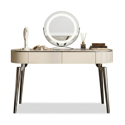 Table cosmétique beige Designer Meubles de chambre Noble Coiffeuse