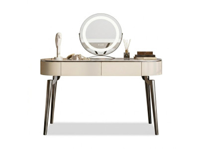 Table cosmétique beige Designer Meubles de chambre Noble Coiffeuse