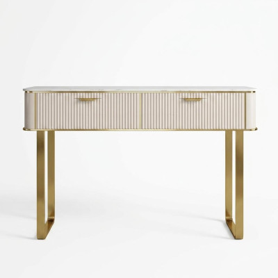 Toilette élégante 2x tiroirs coiffeuse luxueuse commode cosmétique
