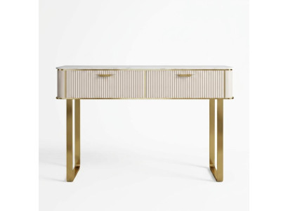 Toilette élégante 2x tiroirs coiffeuse luxueuse commode cosmétique
