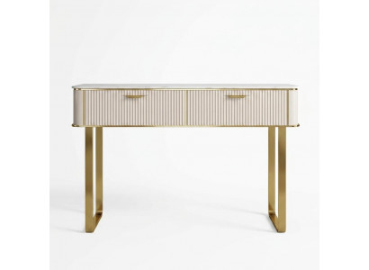 Toilette élégante 2x tiroirs coiffeuse luxueuse commode cosmétique