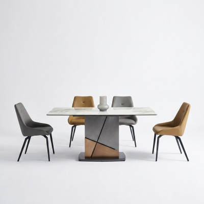 Table Table à manger Tables à manger rectangulaires Salle à manger Meubles Table en bois de luxe