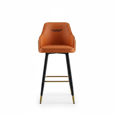 Chaise de bar orange design Un Fauteuil Lounge 1 place Moderne Nouveau
