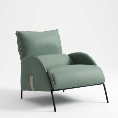 Designer Green Sessel Moderner Einzelsitzer-Sessel 1-Sitzer-Loungesessel