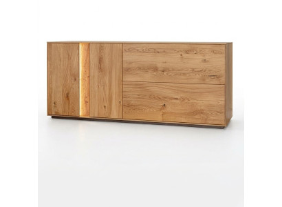 Coffre en bois brun Commode de salon Commodes Luxueux bahut de tiroirs neuf