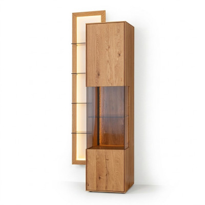 Designer Buffet de salle à manger en bois marron Armoire Salon Vitrine neuve