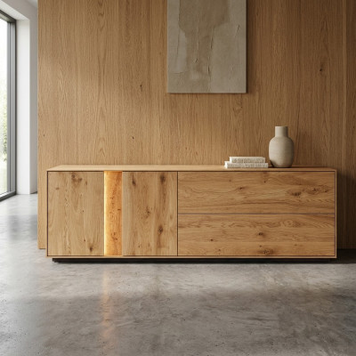 Moderne Wohnzimmer-TV-Schrank Luxuriöses LED-Sideboard Lowboard-TV-Schrank