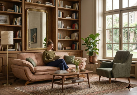 Rembourrage Salon Suite Designer Trois Places Luxe Fauteuil en Textile 2 Pièces