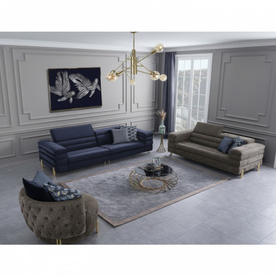 Set de salon Ensemble de canapé 431 places Design de meubles de luxe Mobilier rembourré