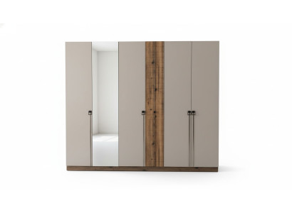 Armoire de chambre beige Armoires de designer Armoires de luxe Armoires en bois
