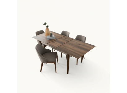 Grande salle à manger, Table brune, Meubles en bois, Tables de salle à manger de designer