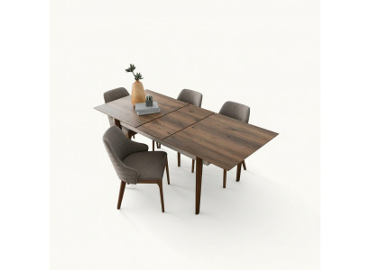 Grande salle à manger, Table brune, Meubles en bois, Tables de salle à manger de designer