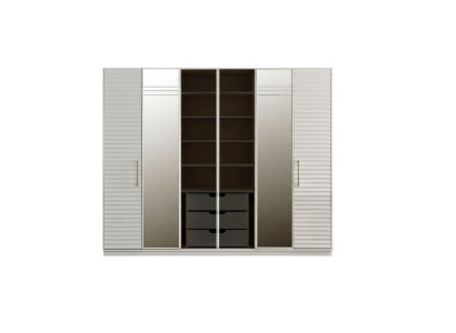 Armoire de designer avec miroir Chambre Armoire de luxe Mobilier de chambre