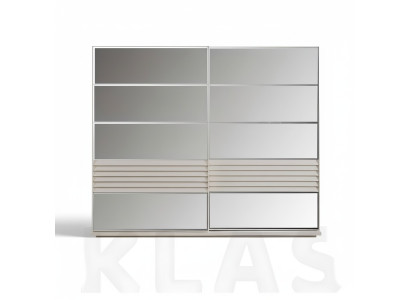 Armoire grise de designer Armoire en bois Armoires de chambre de luxe