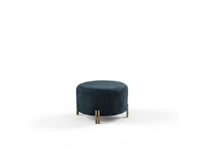 Designer Tabouret Bleu Foncé Salon Repose-pieds Siège Mobilier Meuble Noble