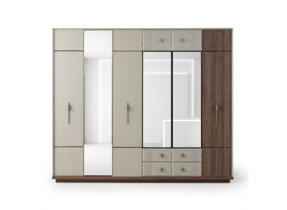 Grand Armoire Blanche Élégante Chambre en Bois Armoires de Luxe