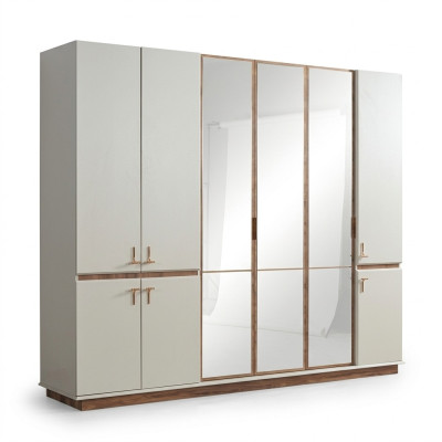 Armoire blanche moderne Armoires de chambre en bois de luxe