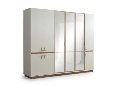 Armoire blanche moderne Armoires de chambre en bois de luxe