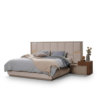 lit double exclusif lits rembourrés Chambre Mobilier Moderne