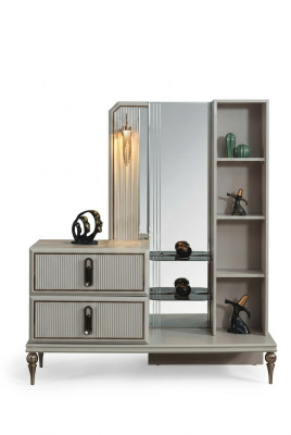 Exclusif Commode en bois de luxe Miroir de chambre Noble Meubles élégants