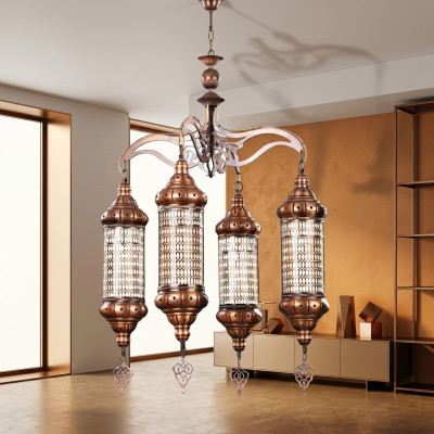 Lampe de plafond Lampe suspendue moderne Lustre de luxe plafonnier