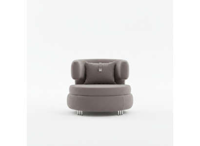 Fauteuil moderne pour le salon - Luxueux designer de sièges en textile pour club de meubles pour se détendre.