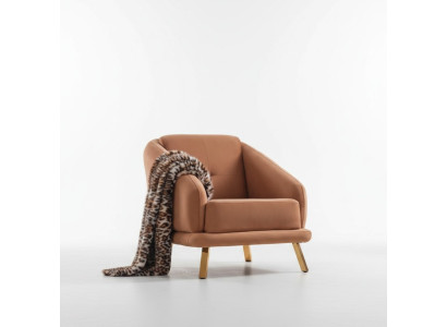 Fauteuil design Salon Siège de luxe Rembourrage Textile Meubles Moderne Fauteuil nouveau