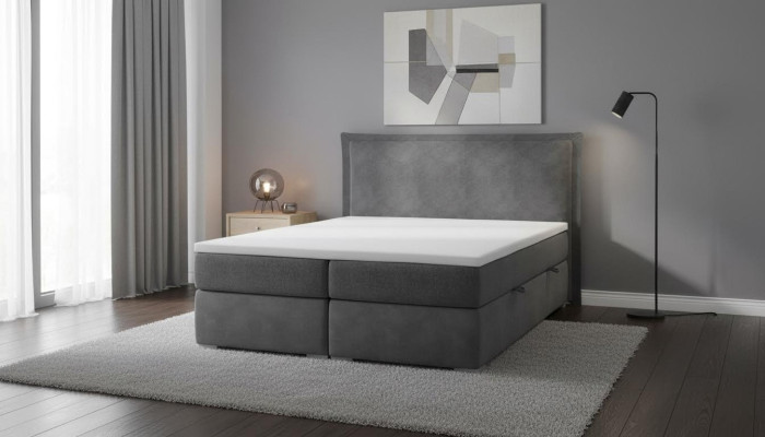 Lit Chambre Lit double Luxe Moderne Meubles Designer Rembourrage de la boîte de printemps