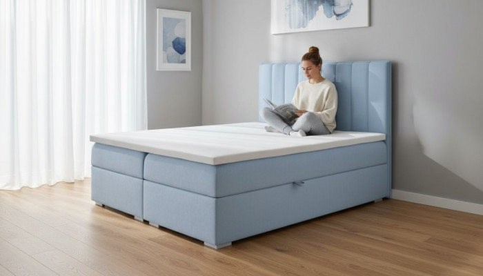 Lit double Chambre Lit Design Moderne Lit Box Spring Mobilier de Luxe