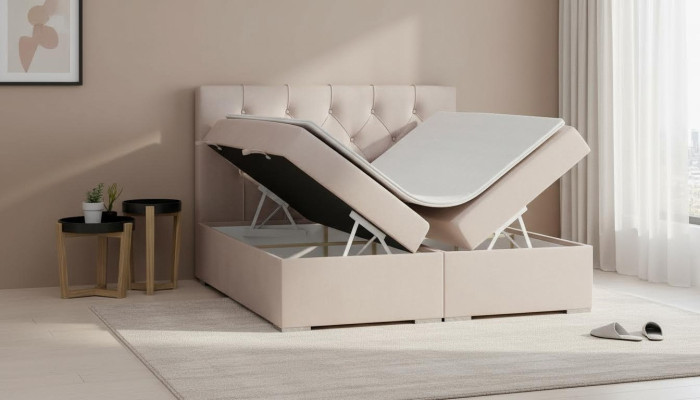 Mobilier rembourré de lit Design Chambre Lit Double neuf Chambre de luxe Moderne